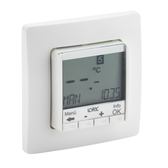 LOFEC Thermostat für Raum- oder Oberflächentemperaturregelung